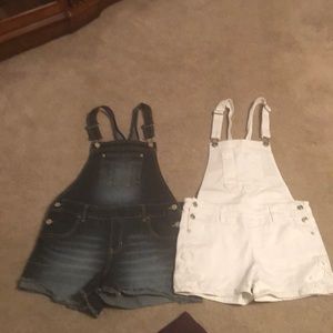2 bundle overall shorts
